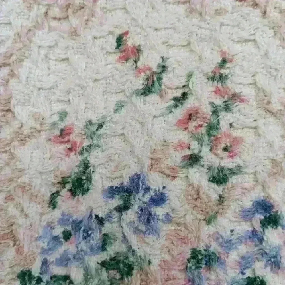 Womens Heavy knit sweater floral boho. Grandmacore cottagecore fairycore knit - Picture 10 of 11